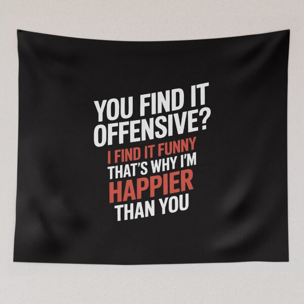 Item preview, Offensive I find it happier humor gift designed and sold by demarioTTS.