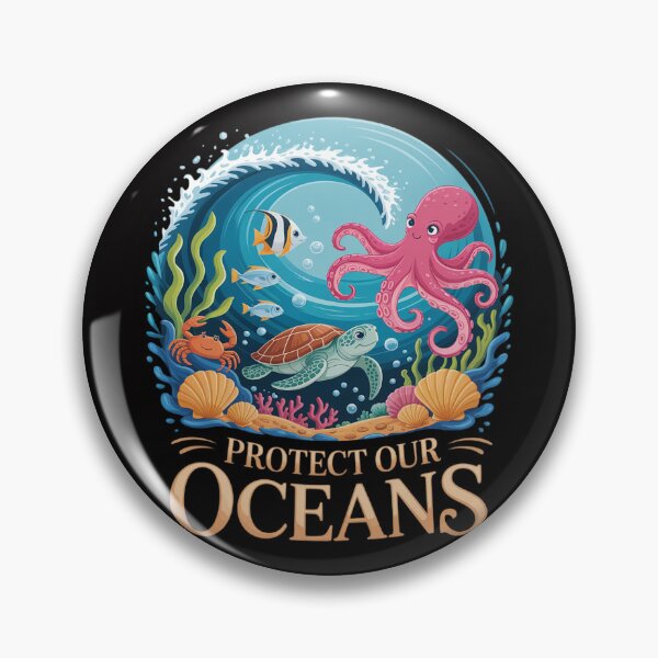 Item preview, Ocean Lover Gift Men Women Kids Sea Life Protect Our Ocean designed and sold by demarioTTS.
