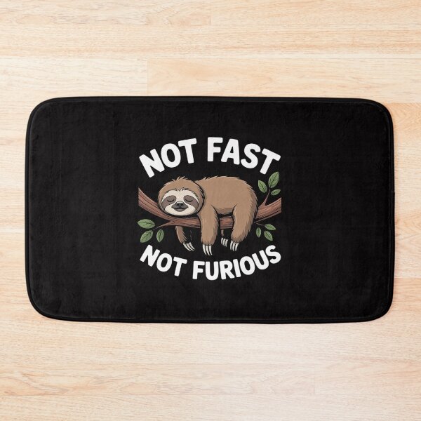 Item preview, Not Fast Not Furious - Sleeping Sloth Zookeeper Animal Lover designed and sold by demarioTTS.