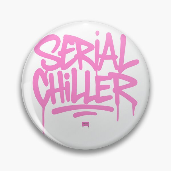 Item preview, Serial Chiller Graffiti Street Art Typography designed and sold by WHITE FLAME PRINTS.