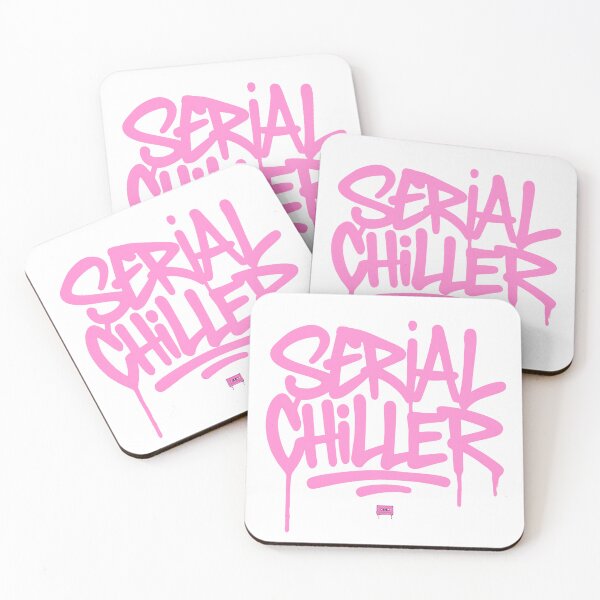 Item preview, Serial Chiller Graffiti Street Art Typography designed and sold by WHITE FLAME PRINTS.