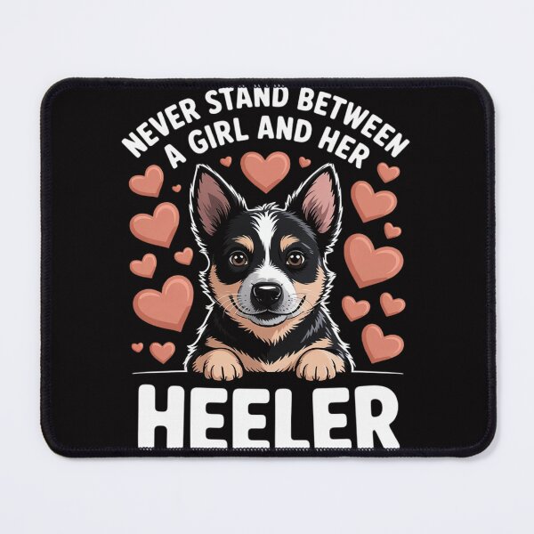 Item preview, Never Stand Girl And Heeler Red Blue Cattle Dog Gift designed and sold by demarioTTS.