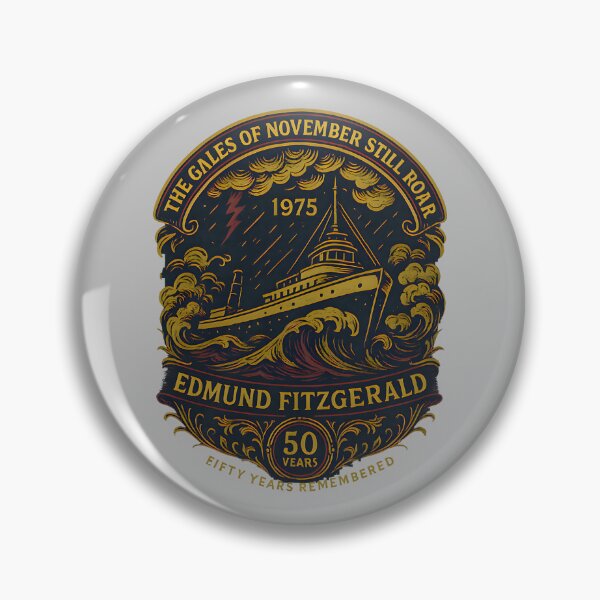 Artikelvorschau, Edmund Fitzgerald Schiff 1975 Gedenkfeier für die Großen Seen entworfen und verkauft von mjohnson9.