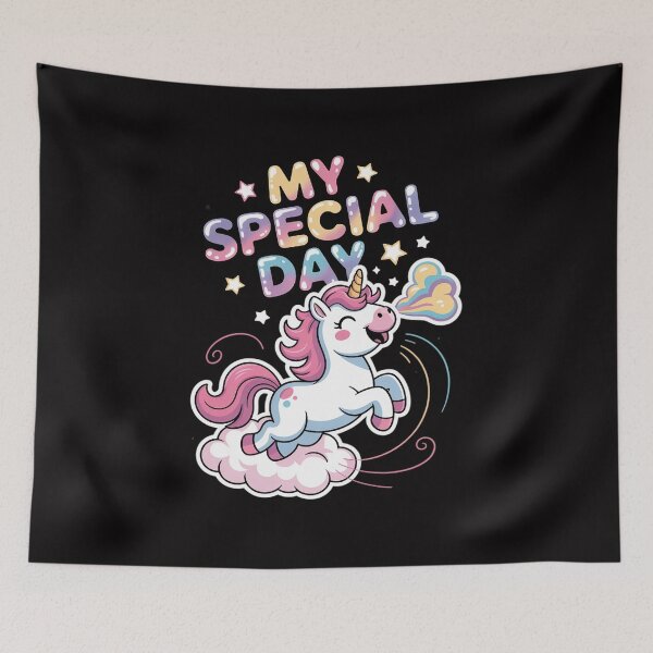 Item preview, My Special Day, Farting Unicorn Birthday  designed and sold by demarioTTS.