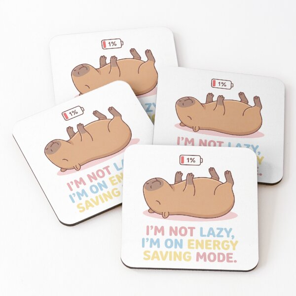 Item preview, Not Lazy. On Energy Saving Mode. designed and sold by yellowveggiez.