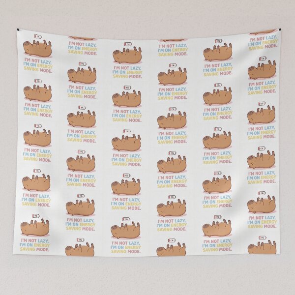 Item preview, Not Lazy. On Energy Saving Mode. designed and sold by yellowveggiez.