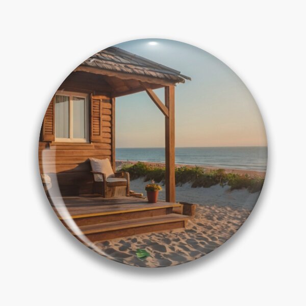 Item preview, Wooden Cottage among Beach Gardens designed and sold by BlareBlare.