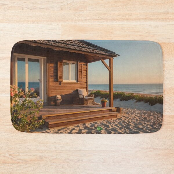 Item preview, Wooden Cottage among Beach Gardens designed and sold by BlareBlare.