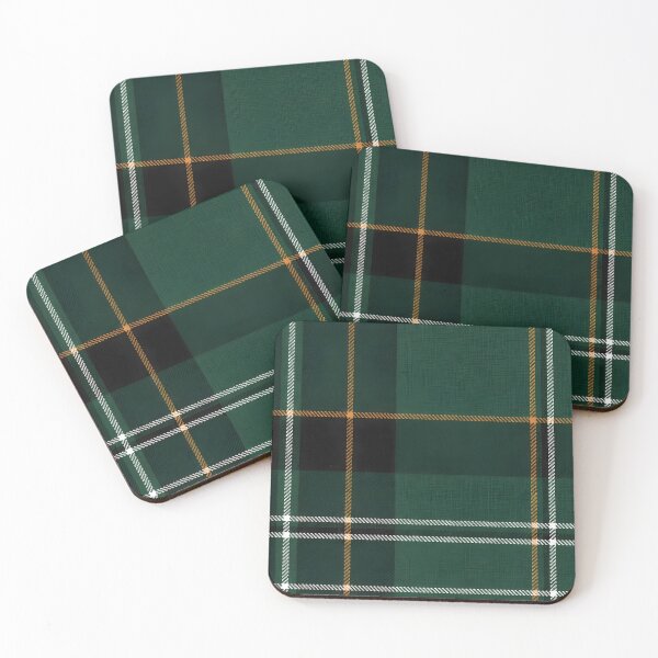 Item preview, Classic Forest Green & Gold Scottish Tartan Plaid Pattern designed and sold by svarupa.