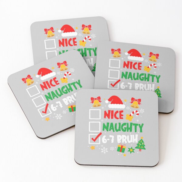 Item preview, Funny 6-7 Bruh Christmas Checklist Cute Naughty Nice Holiday designed and sold by FrankIsabel.