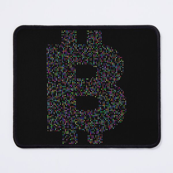 Item preview, Mosaic Bitcoin Shirt – Minimalist Crypto Wealth Pixel Design designed and sold by Silent Stack Co.