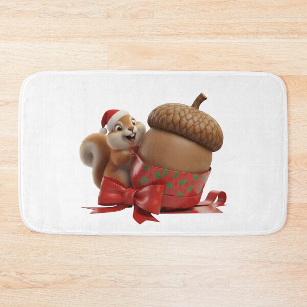 Item preview, Cute Squirrel Wrapping Giant Acorn Christmas Gift Sticker designed and sold by KeepDream.