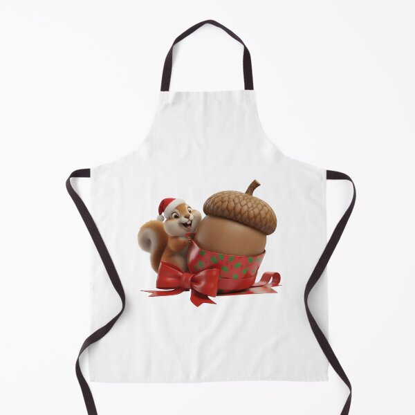 Item preview, Cute Squirrel Wrapping Giant Acorn Christmas Gift Sticker designed and sold by KeepDream.