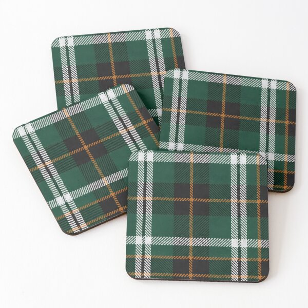 Item preview, Classic Forest Green & Gold Scottish Tartan Plaid Pattern designed and sold by svarupa.