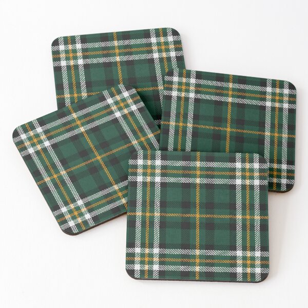 Item preview, Classic Forest Green & Gold Scottish Tartan Plaid Pattern designed and sold by svarupa.