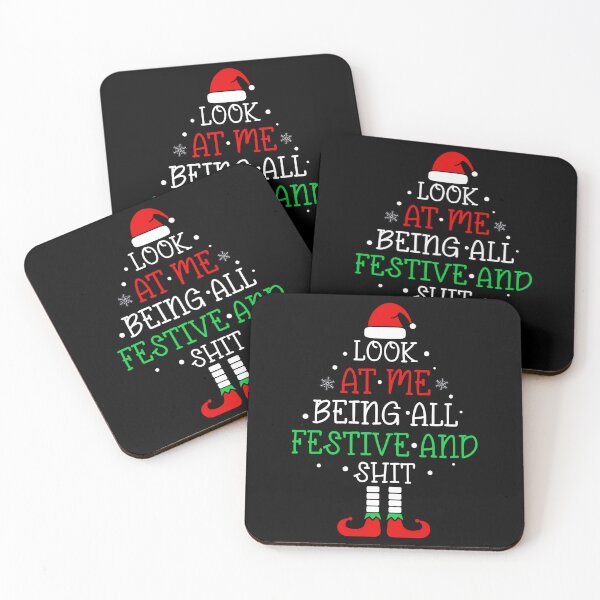 Item preview, Look At Me Being All Festive And Shits Funny Christmas Santa  designed and sold by BaidenNeta.