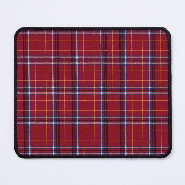Item preview, Vibrant Red Scottish Tartan Plaid Pattern Seamless Fabric designed and sold by svarupa.