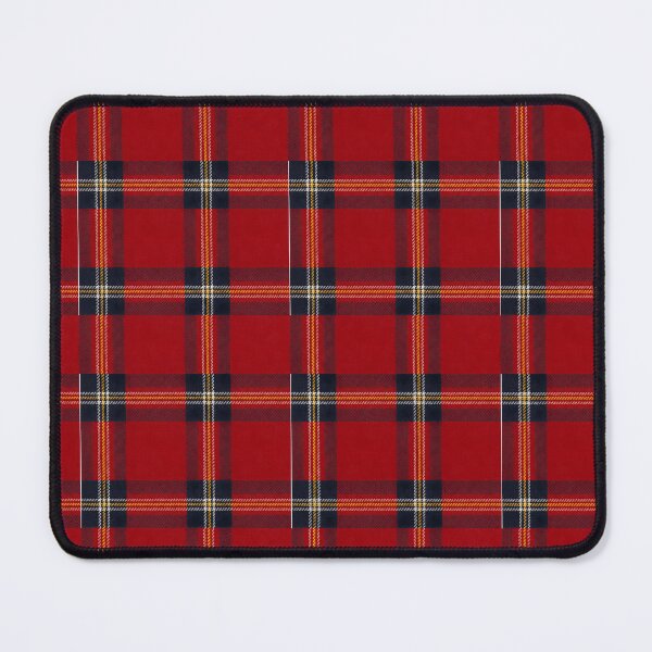Item preview, Vibrant Red Scottish Tartan Plaid Pattern Seamless Fabric designed and sold by svarupa.