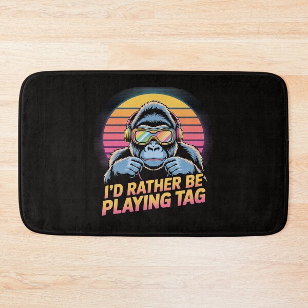 Item preview, I'd Rather Be Playing Tag Ape Monkey Tag Primate VR Game designed and sold by portcrysral.