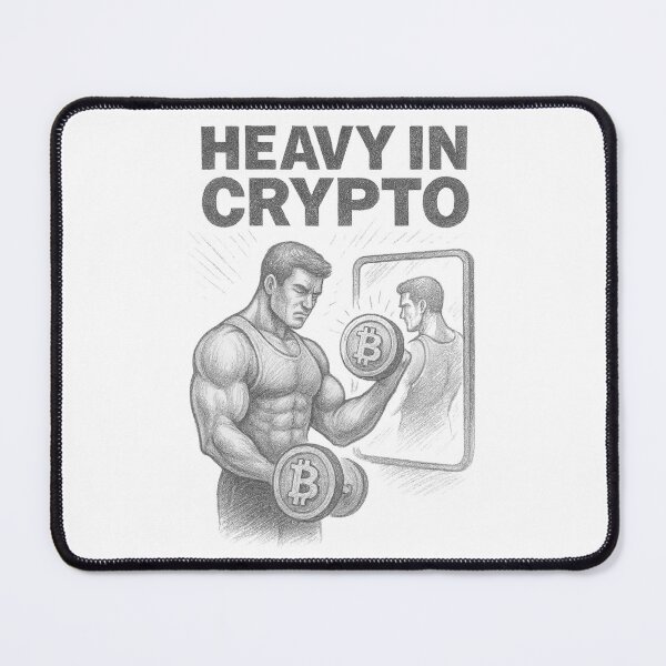 Item preview, Heavy In Crypto Bitcoin Enthusiasts Sketch designed and sold by Compound Money.