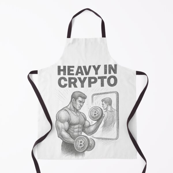 Item preview, Heavy In Crypto Bitcoin Enthusiasts Sketch designed and sold by Compound Money.