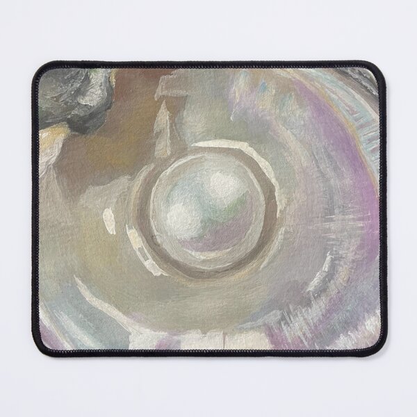 Item preview, pearl + oyster gouache painting designed and sold by June Clancy.