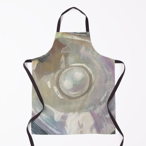 Item preview, pearl + oyster gouache painting designed and sold by June Clancy.