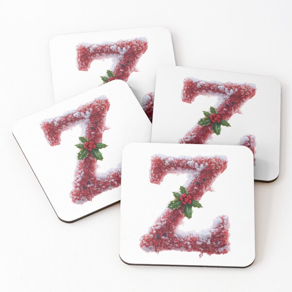 Item preview, Christmas Letter Z Monogram – Festive Holiday Alphabet Art designed and sold by Cultradesign.