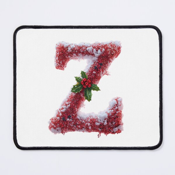 Item preview, Christmas Letter Z Monogram – Festive Holiday Alphabet Art designed and sold by Cultradesign.