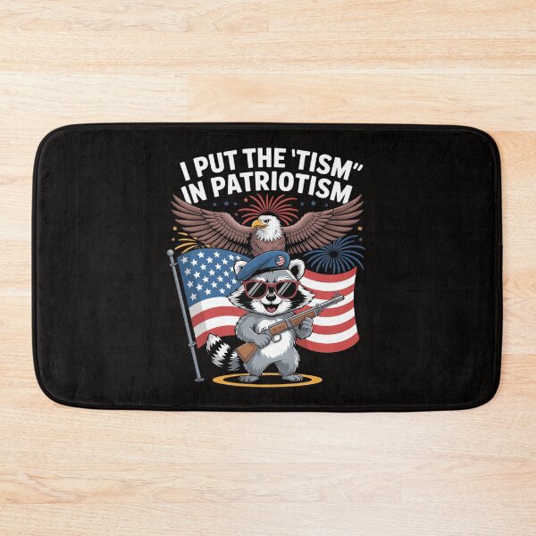 Item preview, I Put The Tism in Patriotism Athletic Eagle designed and sold by portcrysral.