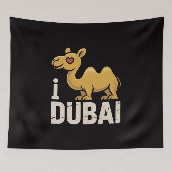 Item preview, I Love Dubai UAE Cute Travel Gift Camel designed and sold by portcrysral.