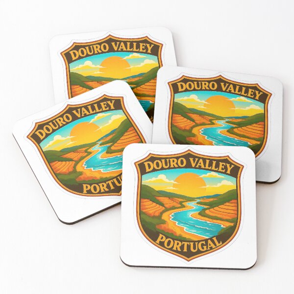 Item preview, Douro Valley Portugal Vintage Travel Badge designed and sold by vivaportugalstore.