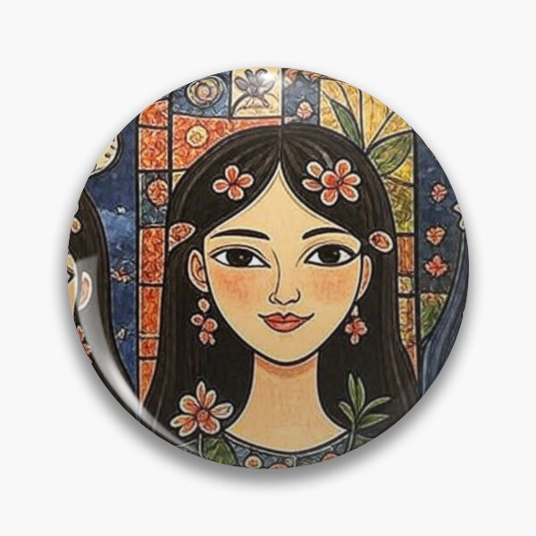 Item preview, Beautiful, rustic, art, art Nouveau,faces, smiles designed and sold by Grimtruths.