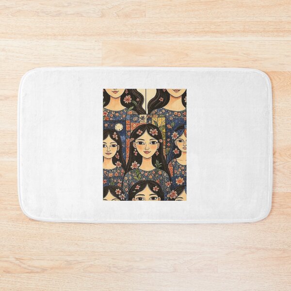Item preview, Beautiful, rustic, art, art Nouveau,faces, smiles designed and sold by Grimtruths.
