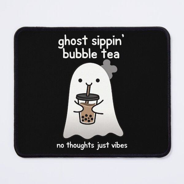 Item preview, Ghost Sippin' Bubble Tea – Playful Halloween Boba Vibes designed and sold by Taans-Creation.
