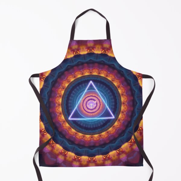 Item preview, Geometric mandala with a luminous triangle designed and sold by Mianku | Für das Leben.