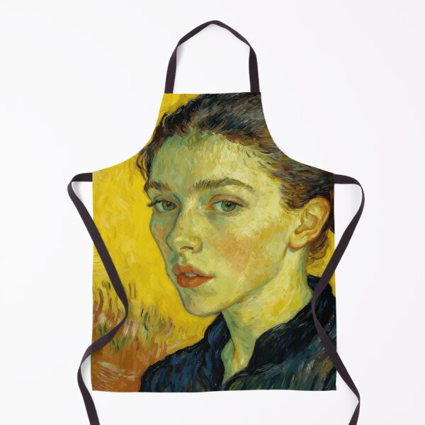 Item preview, Portrait of Young Woman After Van Gogh designed and sold by Vicky Brago-Mitchell®.