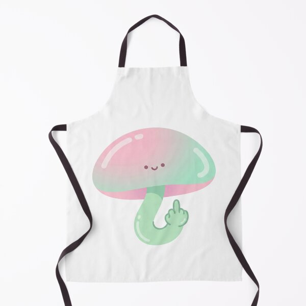 Item preview, Cute Pastel Mushroom Middle Finger - Kawaii Sassy Toadstool designed and sold by xMErCUrY03x.