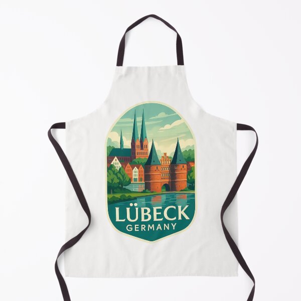 Item preview, Lübeck Germany – Holstentor and Brick Gothic Skyline designed and sold by Places On Earth.