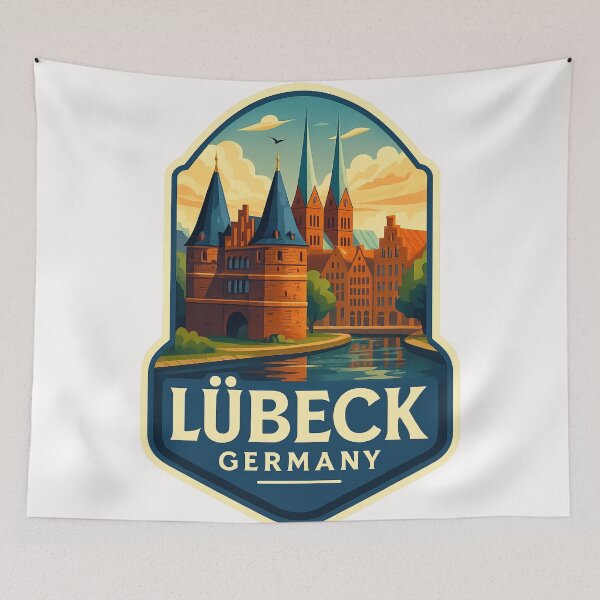 Item preview,  Lübeck Germany – Holstentor and Hanseatic Heritage designed and sold by Places On Earth.