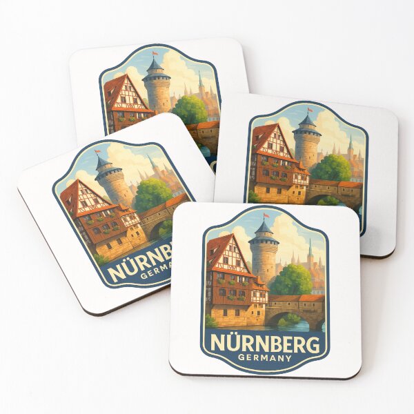 Item preview, Nürnberg Germany – Weinstadel and Round Tower Over Pegnitz River designed and sold by Places On Earth.