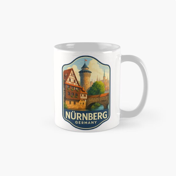 Item preview, Nürnberg Germany – Weinstadel and Round Tower Over Pegnitz River designed and sold by Places On Earth.