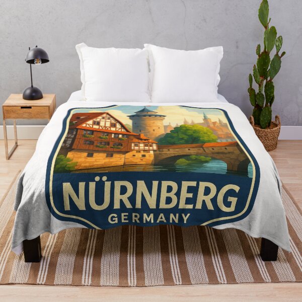 Item preview, Nürnberg Germany – Weinstadel and Round Tower Over Pegnitz River designed and sold by Places On Earth.