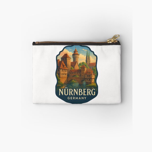 Item preview,  Nürnberg Germany – Fortified Walls and Pegnitz River Bridges designed and sold by Places On Earth.