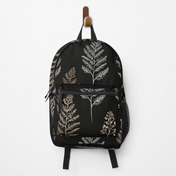 Item preview, Frosted leaves on black with gold accent designed and sold by Lol&love.