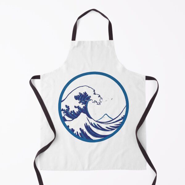 Item preview, Great Wave Circle Art designed and sold by GenzShoppingHub.