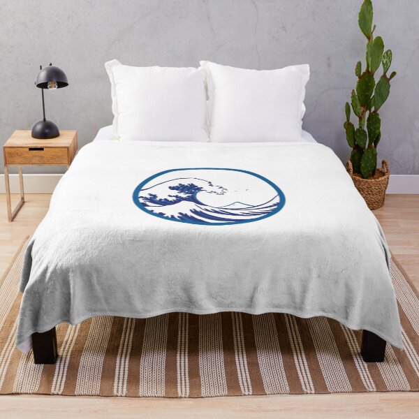 Item preview, Great Wave Circle Art designed and sold by GenzShoppingHub.