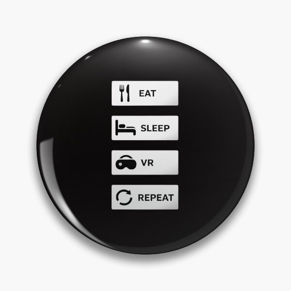 Item preview, Eat Sleep VR Repeat VR Gamer Boy VR Athlete designed and sold by ForestMmost.