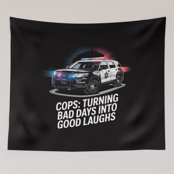 Item preview, Cops Turning Bad Days into Good Laughs Police Officer designed and sold by ForestMmost.