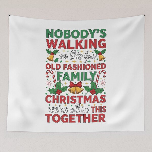 Item preview, Nobody's Walking Out On This Fun Old Fashion Ugly Christmas designed and sold by KristenosNehk.